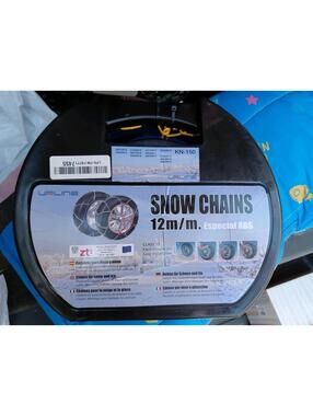 Kn150 Snow Chains. See below Tire size
